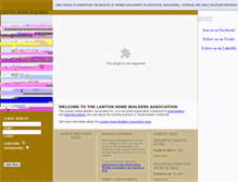 Tablet Screenshot of lawtonhomebuilders.com
